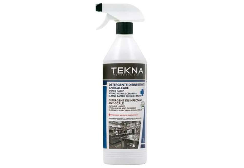 Immagine di Detergente disinfettante anticalcare - senza profumo - 1 lt - Tekna