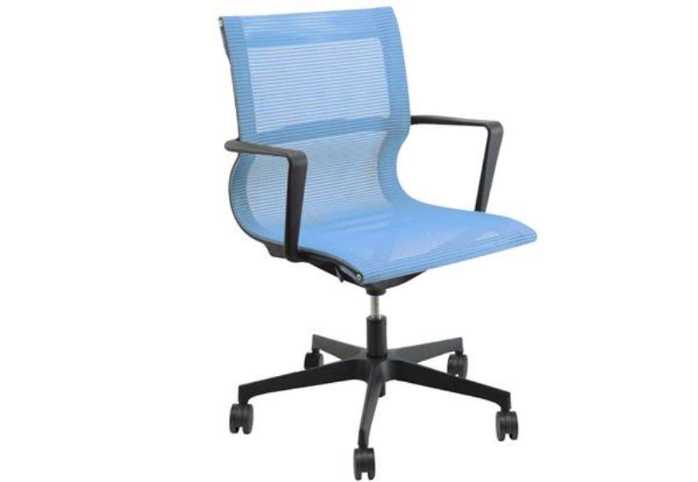 Immagine di Poltrona direzionale Tekno TKN - con braccioli inclusi - blu - Unisit