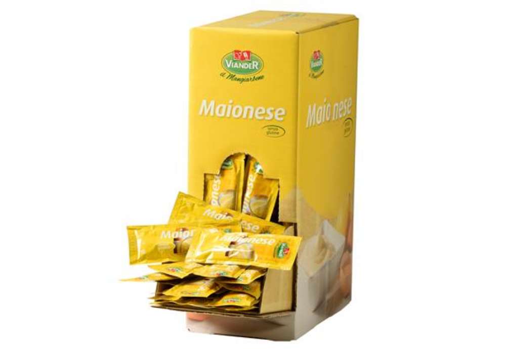 Immagine di Maionese in bustina monodose - 15 gr - Viander - conf. 250 pezzi