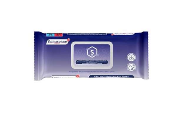 Immagine di Salviette maxi igiene corpo Silver Asset - idratanti - Farmacotone - conf. 40 pezzi