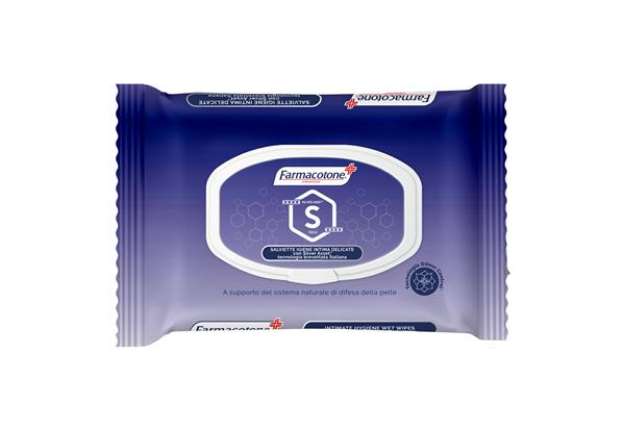 Immagine di Salviette igiene intima delicate Silver Asset - Farmacotone - conf. 20 pezzi