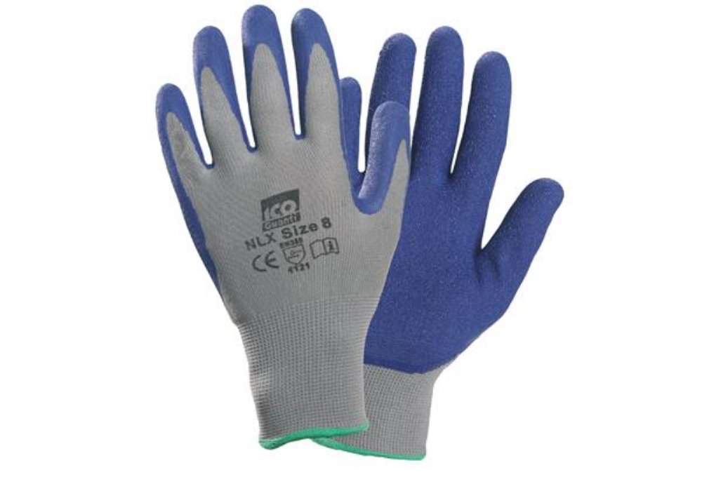 Immagine di Guanti mechanical Safety Palmpro 121 - taglia XL - grigio/blu - Icoguanti