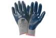 Immagine di Guanti mechanical Safety Palmpro 113 - per ambienti oleosi - taglia L - grigio/blu - Icoguanti