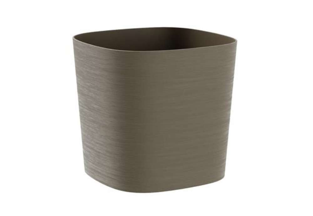 Immagine di Vaso quadrato Capri - 13 L - sabbia - TeraPlast