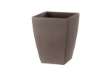 Immagine di Vaso Quadro Veneto - 56 L - PE - cappuccino - TeraPlast