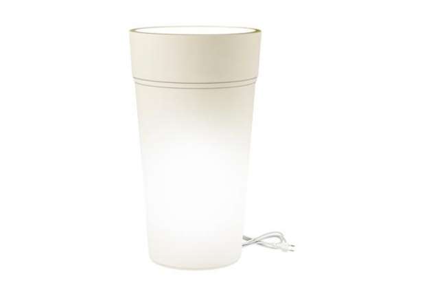Immagine di Vaso Stem Luce - 14 L - bianco - TeraPlast