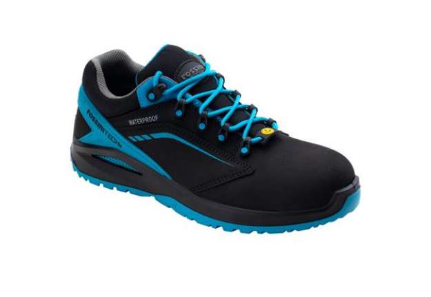 Immagine di Calzatura di sicurezza Streif Low - S3 - numero 41 - nero/azzurro ottanio - Rossini