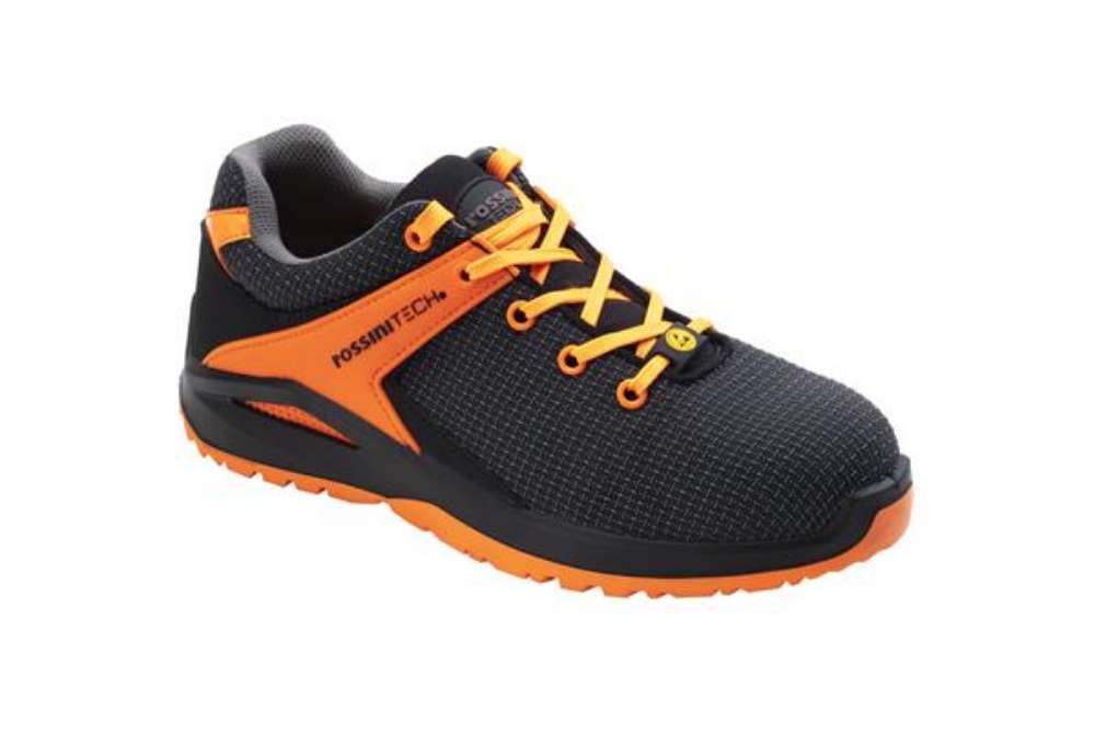 Immagine di Calzatura di sicurezza Saslong Orange - S1P - numero 40 - nero/arancio fluo - Rossini