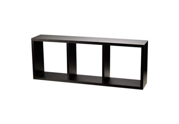Immagine di Scaffale Cubo - 3 ripiani MDF - 30 x 15 x 80 cm - wenge - King Collection