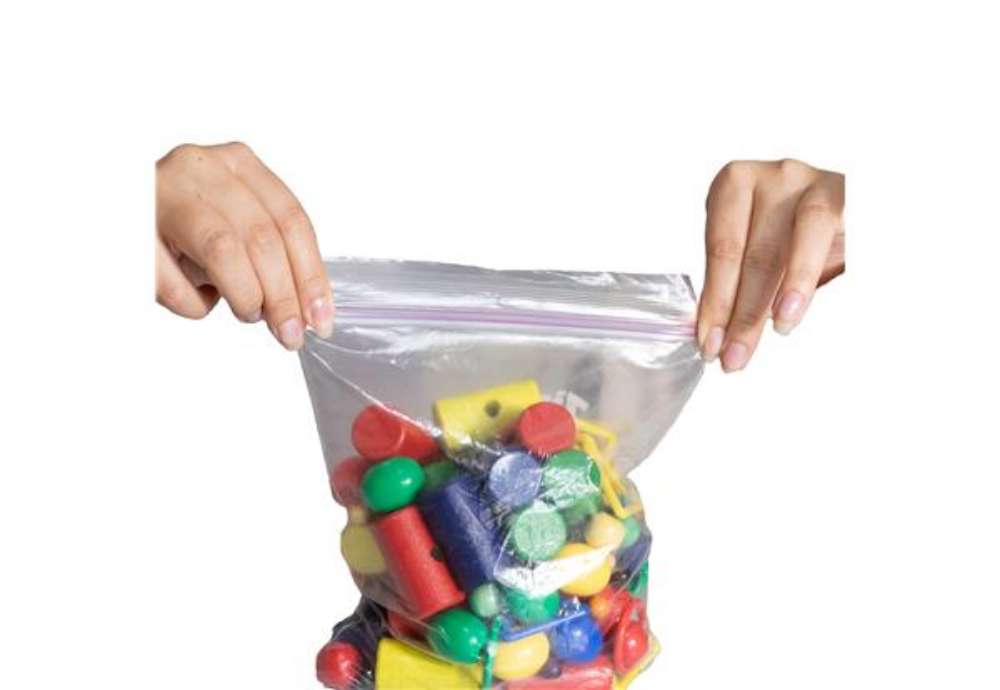 Immagine di Sacchetti Zip - 7 x 12 cm - 45 micron - LDPE - trasparente - Viva - conf. 100 pezzi