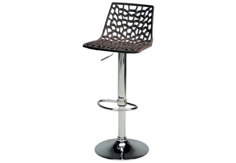 Immagine di Sgabello Spider Gas - 38,5 x 42 x 104 cm - policarbonato - moka lucido - Grandsoleil