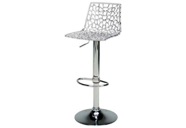 Immagine di Sgabello Spider Gas - 38,5 x 42 x 104 cm - policarbonato - trasparente - Grandsoleil