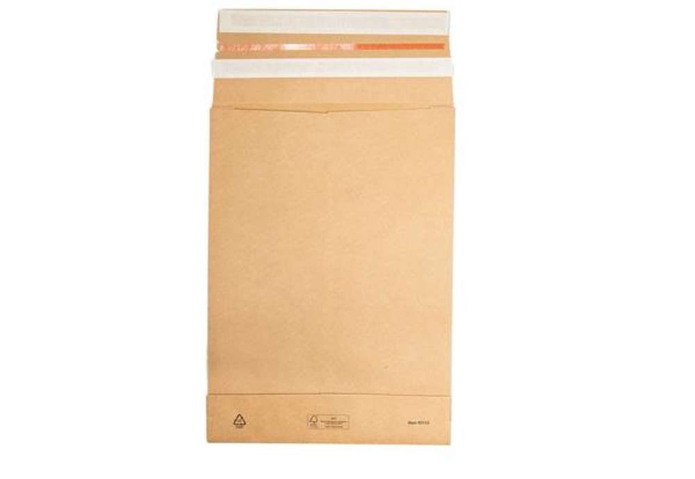 Immagine di Sacchetti a fondo quadro E-Green - B4 - 25 x 35 x 5 + 10 cm - carta kraft - avana - Bong Packaging -
