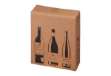 Immagine di Scatola Wine Pack - 3 bottiglie - 30,5 x 10,8 x 36,8 cm - cartone doppia onda - avana - Bong Packagi