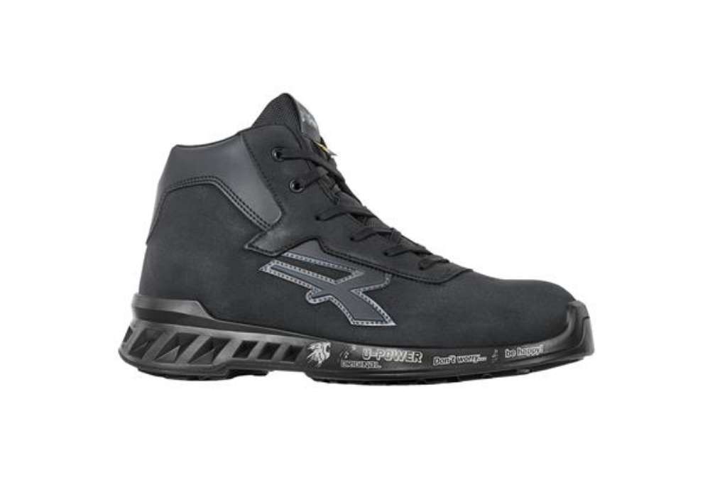 Immagine di Calzatura di sicurezza Parker - S3 SRC CI ESD RedLeve - numero 42 - nero - U-Power