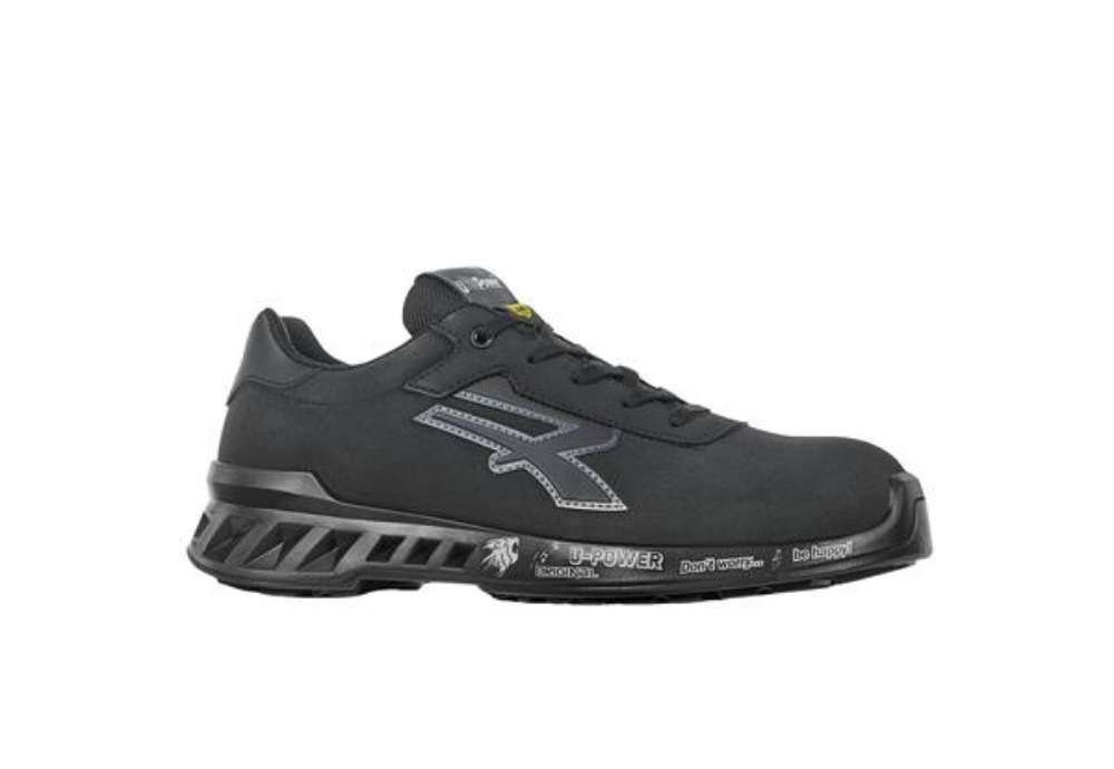 Immagine di Calzatura di sicurezza Ben - S3 SRC CI ESD RedLeve - numero 42 - nero - U-Power