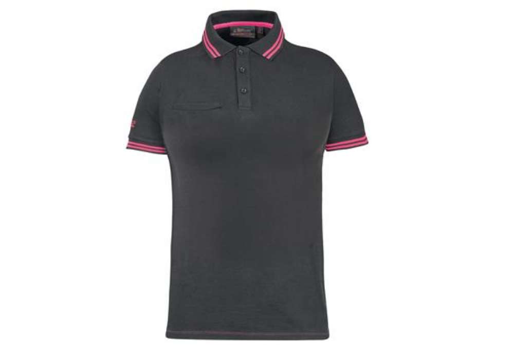 Immagine di Polo donna WayLady - taglia M - grigio/fucsia - U-Power