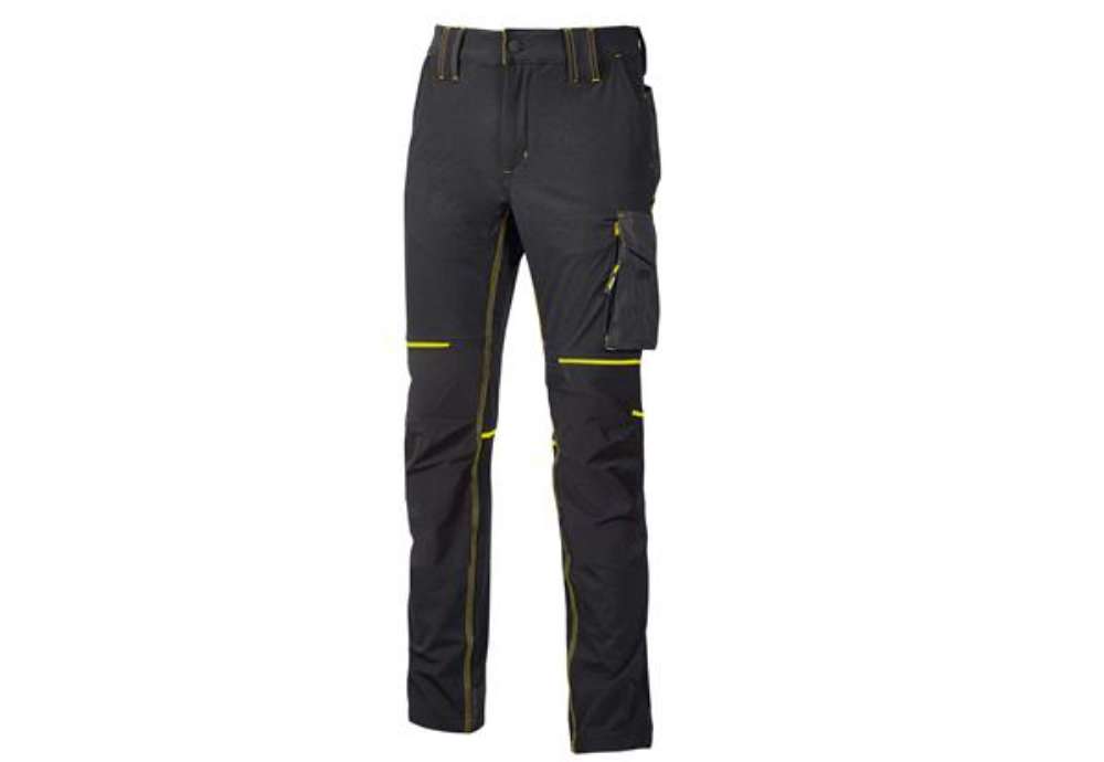 Immagine di Pantalone da donna World - taglia L - grigio/giallo - U-Power