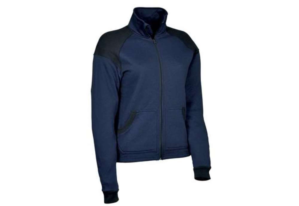 Immagine di Felpa donna Carolina - taglia L - blu navy/nero - Cofra