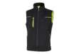 Immagine di Gilet donna Saturn Lady - taglia L - nero/giallo - U-Power