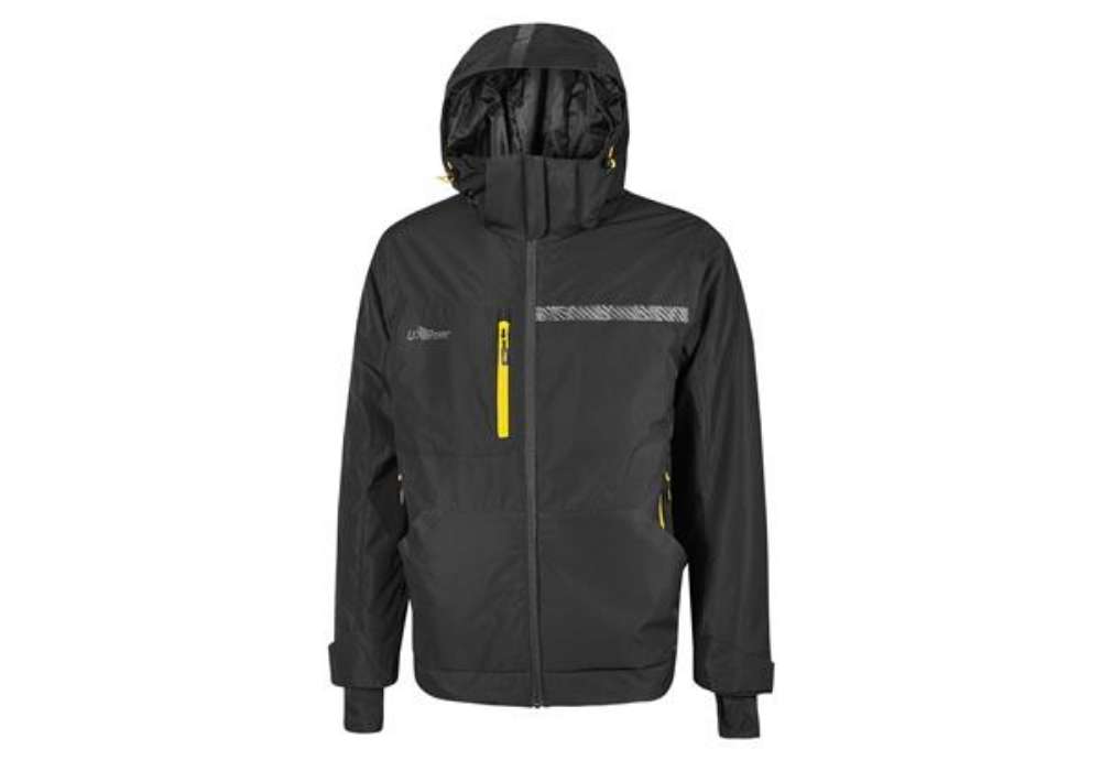Immagine di Giacca Wink - idrorepellente - taglia XL - nero/giallo - U-Power