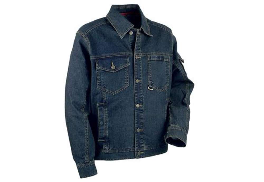 Immagine di Giacca di jeans Basel - taglia 56 - blu navy - Cofra