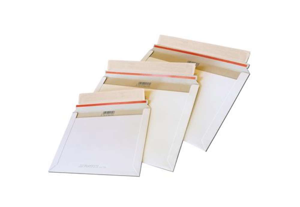Immagine di Buste e-commerce pack BT - 23 x 33 cm - cartone teso - bianco - Blasetti - conf. 20 pezzi
