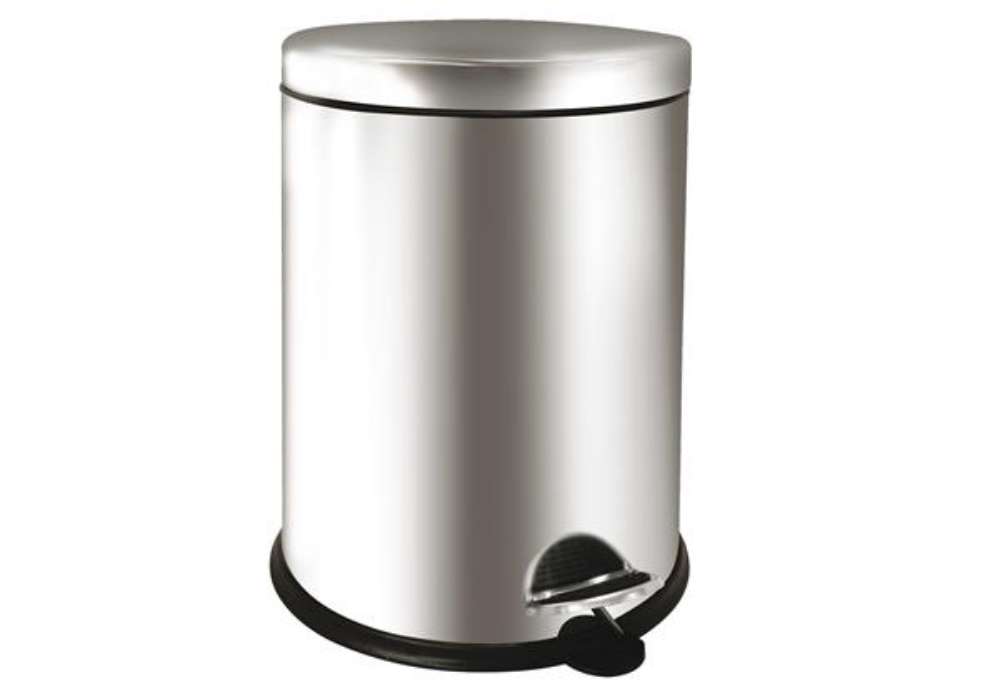 Immagine di Pattumiera a pedale Bin Basic - 12 L - acciaio inox - Medial