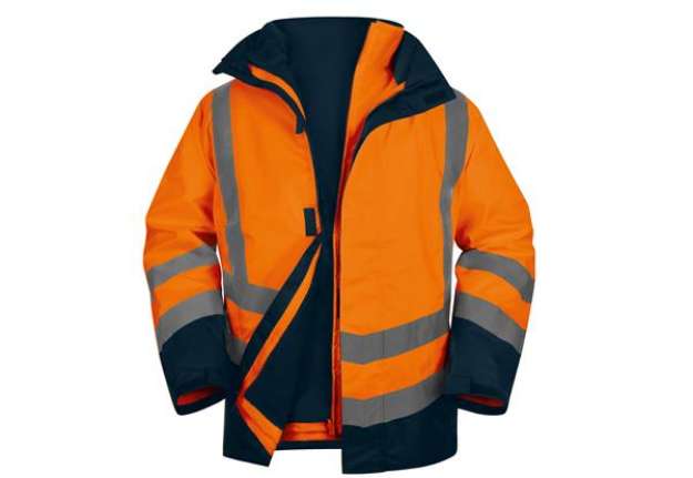 Immagine di Parka 5 in 1 Optimum 3 alta visibilità - taglia XL - arancio fluo - Deltaplus