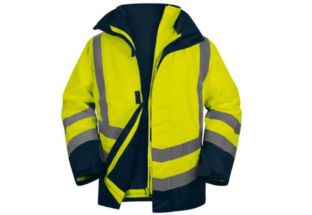 Immagine di Parka 5 in 1 Optimum 3 alta visibilità - taglia XL - giallo fluo - Deltaplus