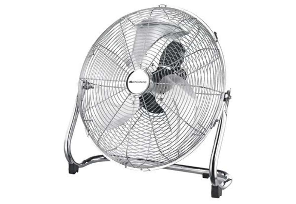 Immagine di Ventilatore industriale da terra - 3 velocità - 80 W - diametro pale 45 cm - Melchioni Family