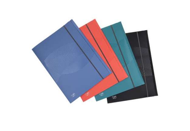 Immagine di Cartella 3L Osmose Recyc - c/elastico - PP -  f.to utile 24 x 33 cm - colori assortiti - Favorit