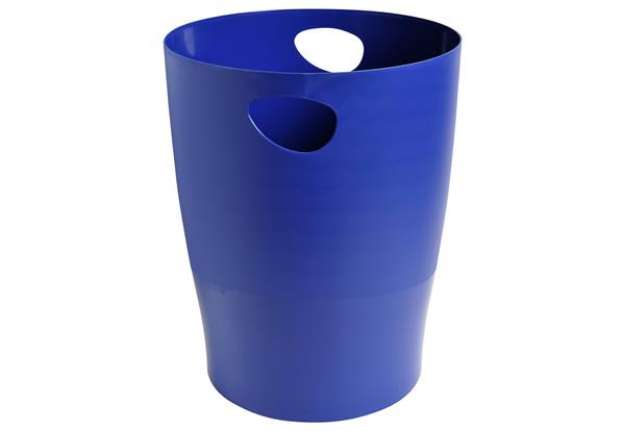 Immagine di Cestino gettacarte Ecobin Bee Blue - 15 L - blu navy - Exacompta