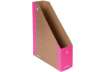 Immagine di Portariviste in cartone formato A4 dorso 8 cm Donau rosa 3550001FSC-30