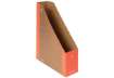Immagine di Portariviste in cartone formato A4 dorso 8 cm Donau arancione 3550001FSC-12