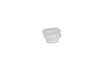 Immagine di Contenitori in PP quadrati con coperchio incernierato Cuki Professional 120 mm x 120 mm x 55 mm - co