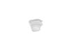 Immagine di Contenitori in PP quadrati con coperchio incernierato Cuki Professional 120 mm x 120 mm x 75 mm - co