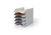 Immagine di Vaschette porta documenti Durable VARICOLOR® MIX TRAY SET A4 grigio conf. 5 pezzi - 7704-27