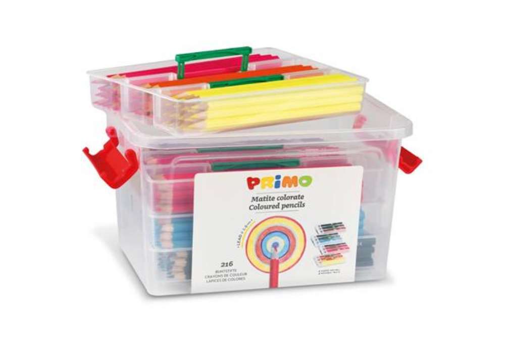 Immagine di Valigetta 216 matite in 12 colori Primo assortiti 507MAT216