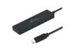 Immagine di Hub Type C USB 3.0 con 4 porte Media Range - nero MRCS508