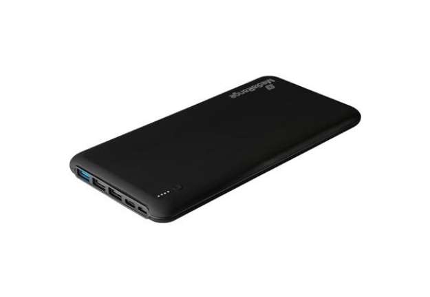 Immagine di Powerbank 25.000 mAh 3x USB-A e 1x USB-C Media Range nero MR754
