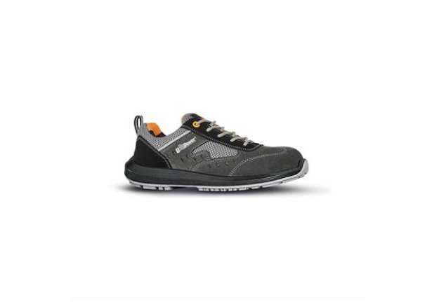 Immagine di Scarpe antinfortunistiche in pelle scamosciata Brezza S1P SRC grigie U-Power N° 42 - RR20196-42