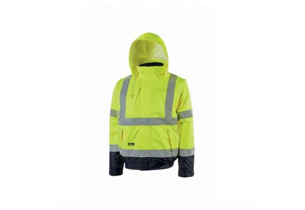 Immagine di Giubbotto bomber alta visibilita' Crafty Yellow Fluo U-Power taglia M HL158YF-M