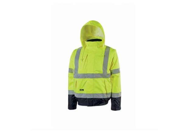 Immagine di Giubbotto bomber alta visibilita' Crafty Yellow Fluo U-Power taglia M HL158YF-M