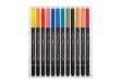 Immagine di Pennarello punta fine AQUA BRUSH DUO colori assortiti Lyra confezione appendibile 24 pezzi - L652124