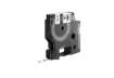 Immagine di Nastro in poliestere per etichettatrice Rhino - colore nero/bianco Dymo 19 mm x 5,5 mt - 18484