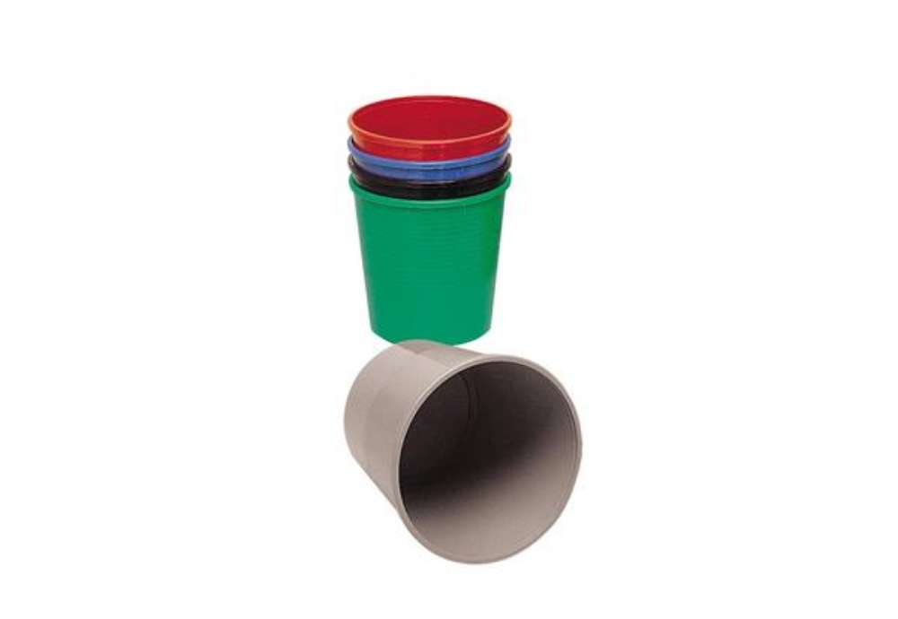 Immagine di Cestino gettacarte 15 lt - 295 mm x h. 325 mm Methodo blu X851105