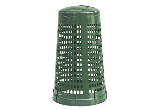 Immagine di Trespolo portasacco 110 lt HDPE Mobil Plastic verde scuro 69/110-VES