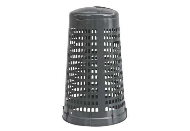 Immagine di Trespolo portasacco 110 lt HDPE Mobil Plastic grigio 69/110-GRB