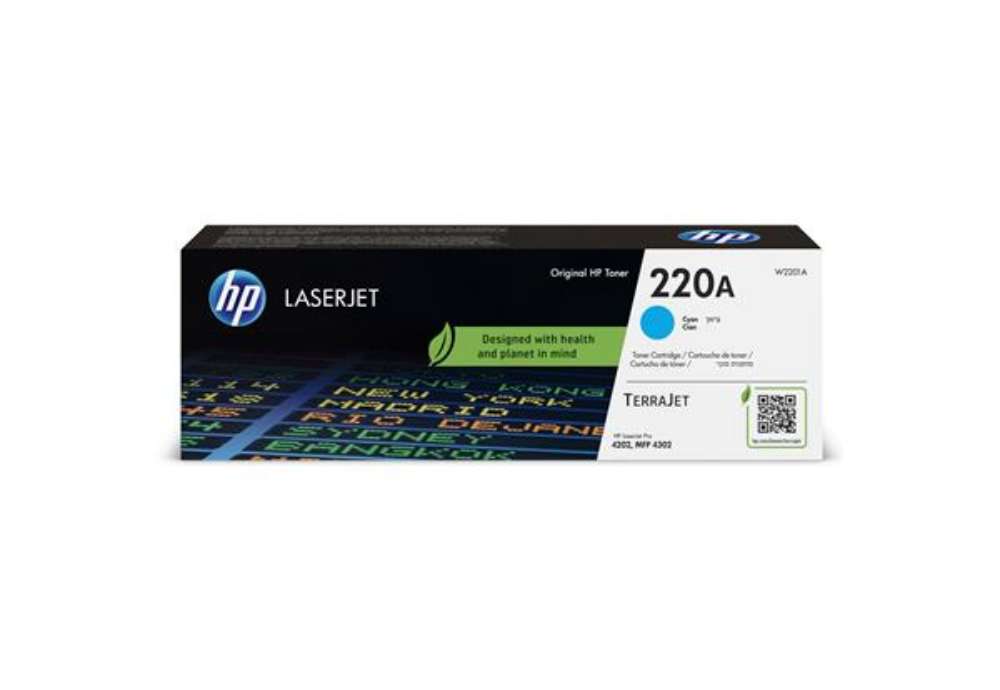 Immagine di Hp -  Toner originale LaserJet HP 220A - Ciano - W2201A - 1.800 pag